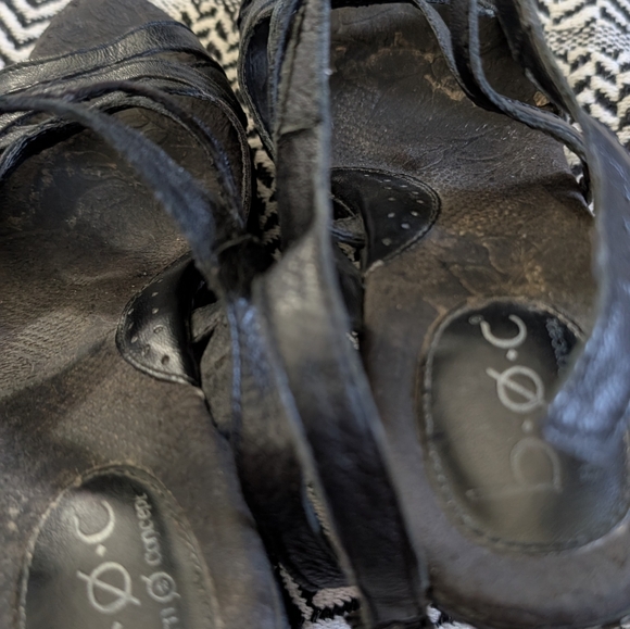 Born Black Wedge Sandals - Picture 9 of 16